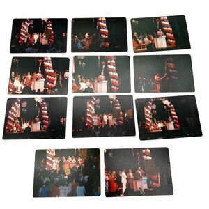 1988 Jesse Jackson Presidential Campaign Qty 11 Snapshot Photos 3.5" x 5.25"